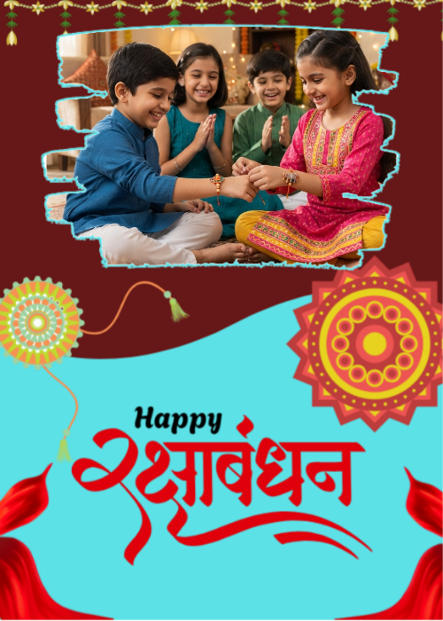 Rakhi Photo with Name Maker – Create Beautiful Raksha Bandhan Images