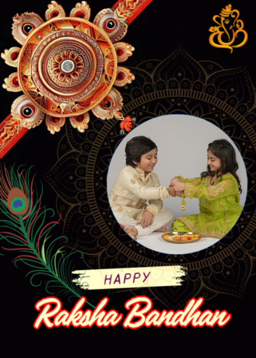 Personalized Raksha Bandhan Photo with Name – Free Online Creator