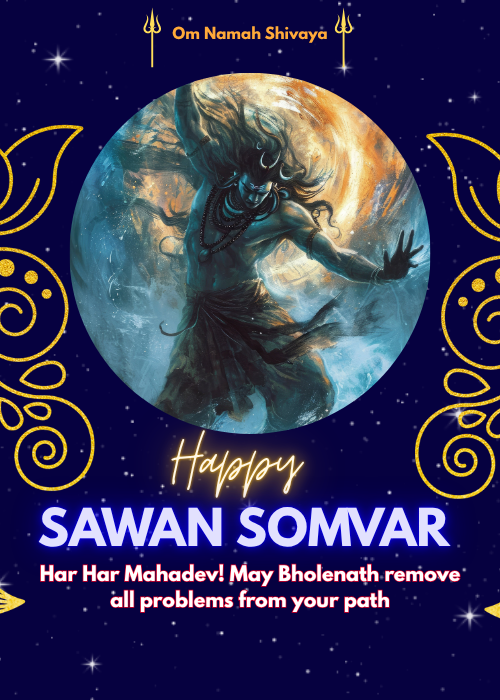 Sawan Somvar Photo with Name Maker